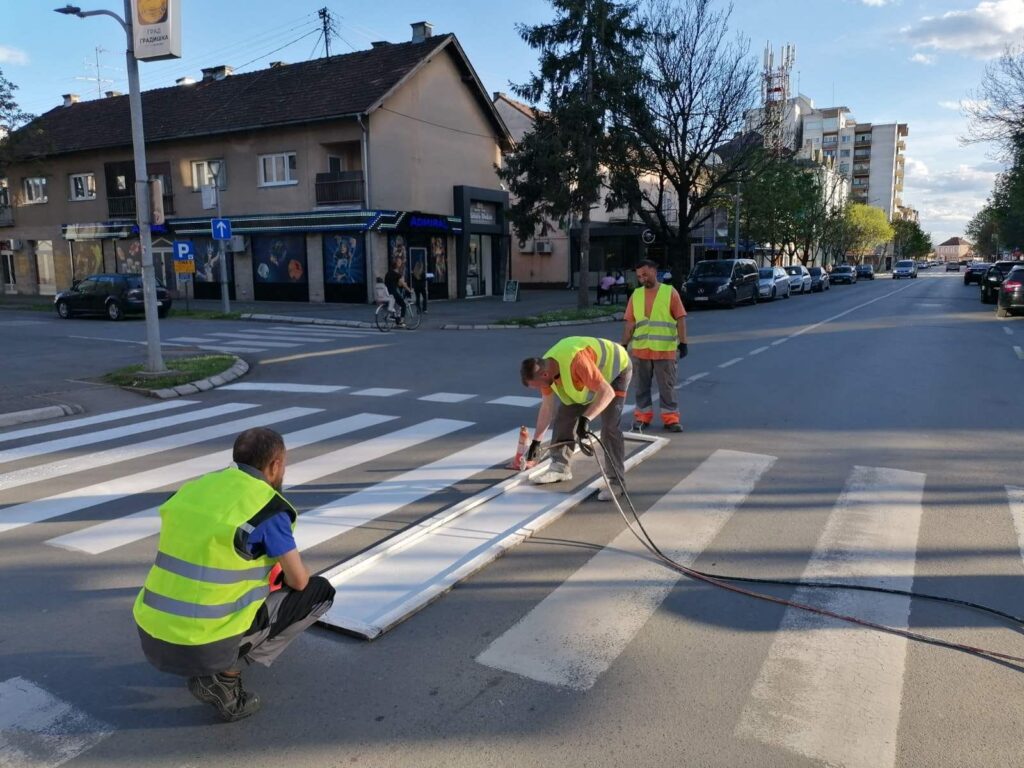 proljentno uređenje, obnova horizontalne i vertikalne signalizacije